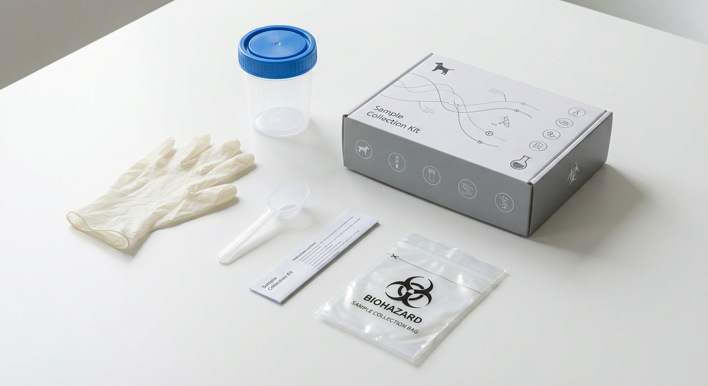 Mikrobiom Testkit für Hunde zur Kotanalyse zu Hause